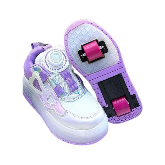 صورة سكيت شوز أطفال بعجلات ستايل بناتي